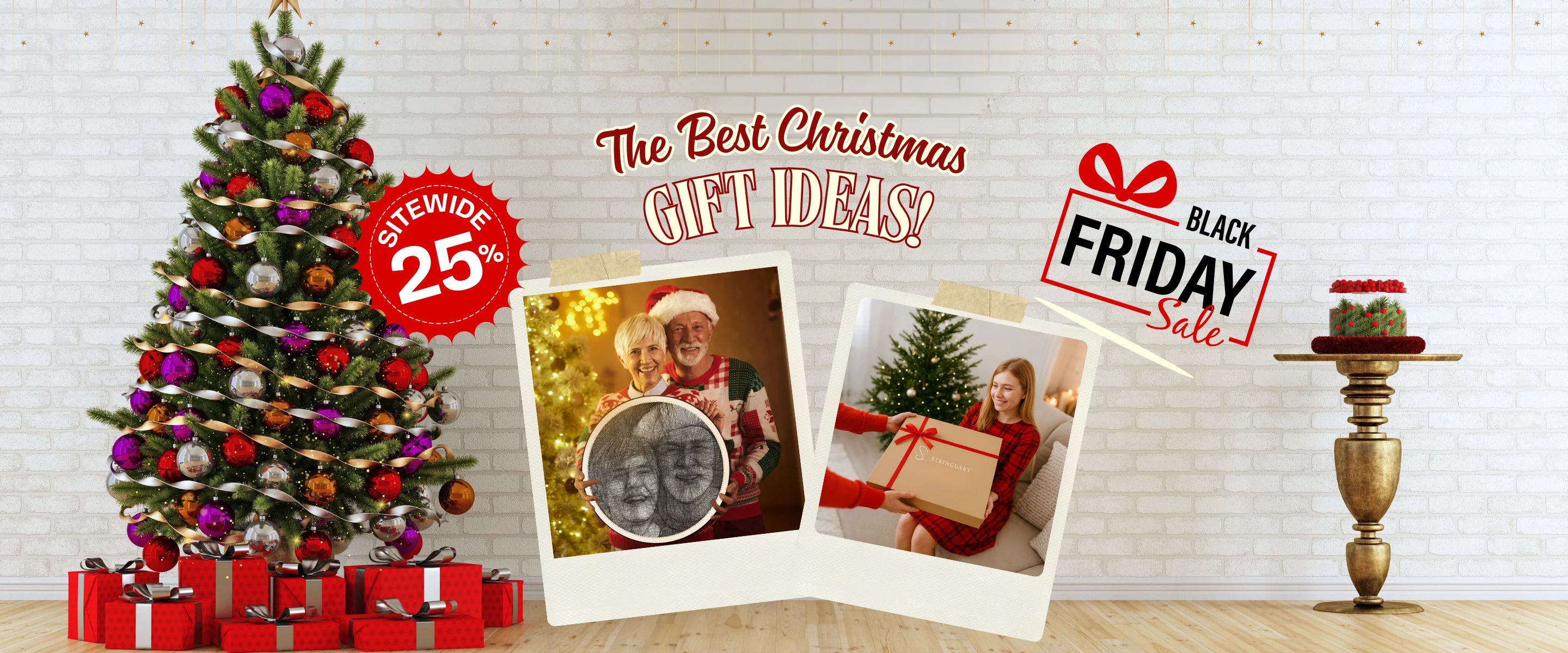 Black Friday 25% off on custom String Art — perfect Christmas gift