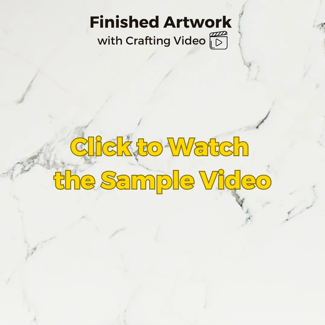 Exclusive Sample Video showing the crafting process of a custom Color String Art Finished Artwork.