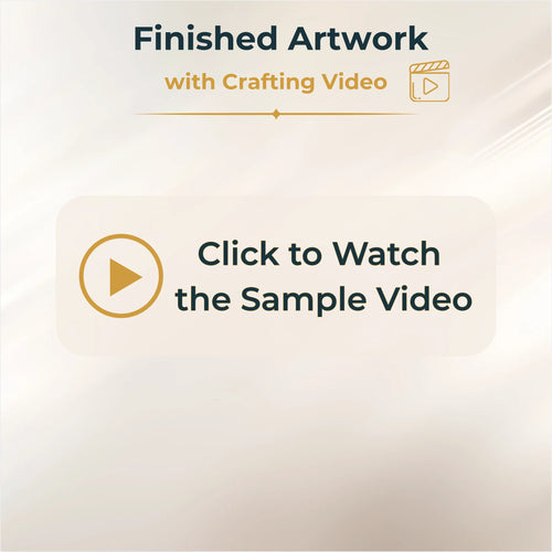 Exclusive Sample Video showing the crafting process of a custom Color String Art Finished Artwork.